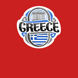 Свитшот хлопковый мужской Греция, цвет: красный — фото 2