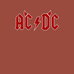 Свитшот хлопковый мужской AC DC devil, цвет: кирпичный — фото 2