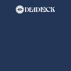 Свитшот хлопковый мужской Deadlock white logo, цвет: тёмно-синий — фото 2