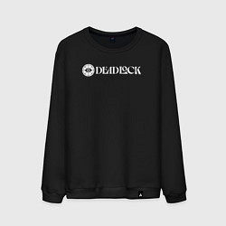 Мужской свитшот Deadlock white logo