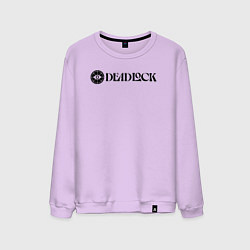 Мужской свитшот Deadlock white logo