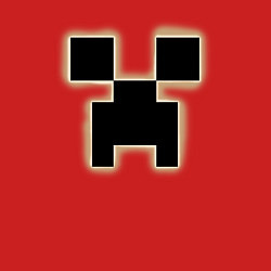 Свитшот хлопковый мужской Логотип игры Майнкрафт, цвет: красный — фото 2