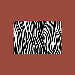 Свитшот хлопковый мужской Полоски зебры, цвет: кирпичный — фото 2