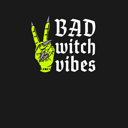 Свитшот хлопковый мужской Bad witch vibes, цвет: черный — фото 2