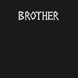 Свитшот хлопковый мужской Brother - Halloween, цвет: черный — фото 2