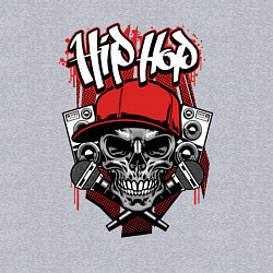 Свитшот хлопковый мужской Hip-hop killer, цвет: меланж — фото 2