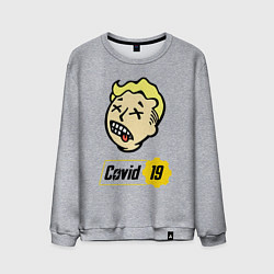 Мужской свитшот Vault boy - covid 19