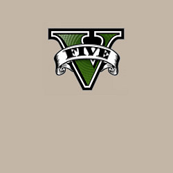 Свитшот хлопковый мужской Grand Theft Auto V logo, цвет: миндальный — фото 2