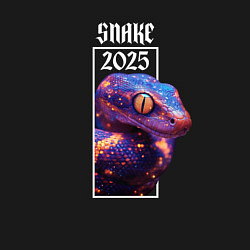 Свитшот хлопковый мужской Snake 2025, цвет: черный — фото 2