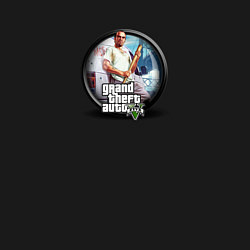 Свитшот хлопковый мужской Grand Theft Auto V logo game, цвет: черный — фото 2