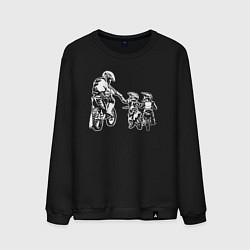 Мужской свитшот Поколения мотоциклистов