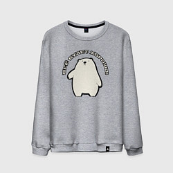 Мужской свитшот Всё будет медведь