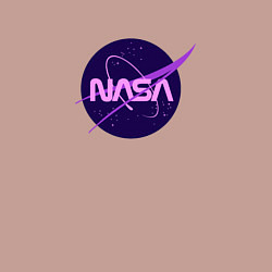 Свитшот хлопковый мужской NASA logo, цвет: пыльно-розовый — фото 2