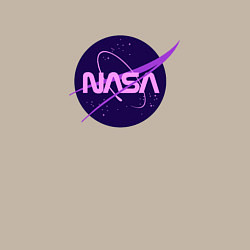 Свитшот хлопковый мужской NASA logo, цвет: миндальный — фото 2