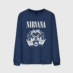 Мужской свитшот Nirvana rock dog