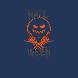 Свитшот хлопковый мужской Halloween cool boy, цвет: тёмно-синий — фото 2