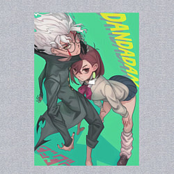 Свитшот хлопковый мужской Дандадан Момо Аясэ, цвет: меланж — фото 2