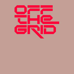 Свитшот хлопковый мужской Off the grid logo, цвет: пыльно-розовый — фото 2
