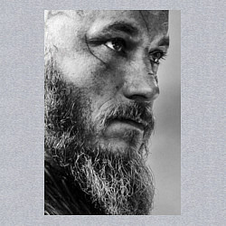 Свитшот хлопковый мужской Рагнар: воин севера, цвет: меланж — фото 2