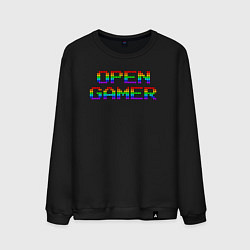 Мужской свитшот Open gamer logo