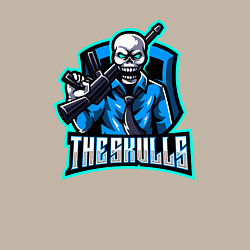 Свитшот хлопковый мужской The skulls, цвет: миндальный — фото 2