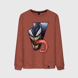 Мужской свитшот Venom with tongue sticking out