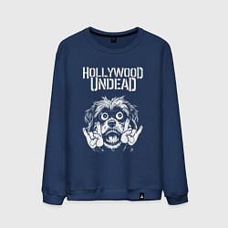 Мужской свитшот Hollywood Undead rock dog