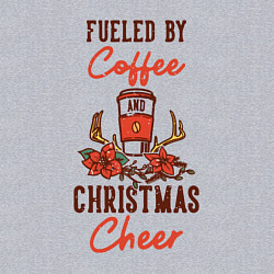 Свитшот хлопковый мужской Christmas Coffee, цвет: меланж — фото 2