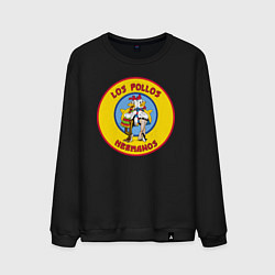 Свитшот хлопковый мужской Los Pollos hermanos Breaking bad, цвет: черный