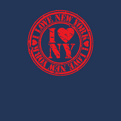 Свитшот хлопковый мужской Любовь к Нью-Йорку, цвет: тёмно-синий — фото 2