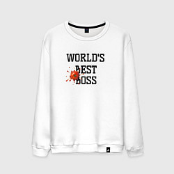 Мужской свитшот Worlds best boss