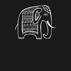 Свитшот хлопковый мужской Индийский слоник, цвет: черный — фото 2
