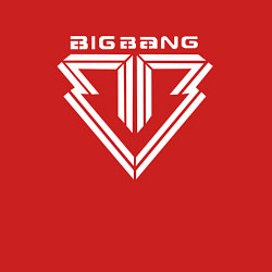 Свитшот хлопковый мужской Big bang logo, цвет: красный — фото 2