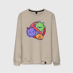 Мужской свитшот Нет вирусам