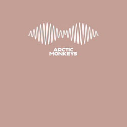 Свитшот хлопковый мужской Arctic Monkeys logo, цвет: пыльно-розовый — фото 2