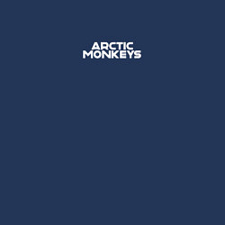 Свитшот хлопковый мужской Arctic Monkeys логотип, цвет: тёмно-синий — фото 2