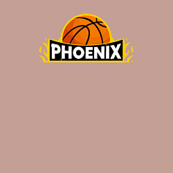 Свитшот хлопковый мужской Phoenix NBA, цвет: пыльно-розовый — фото 2