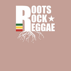 Свитшот хлопковый мужской Roots reggae, цвет: пыльно-розовый — фото 2