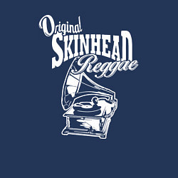 Свитшот хлопковый мужской Skinhead reggae, цвет: тёмно-синий — фото 2