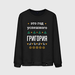Мужской свитшот Год успешного Григория
