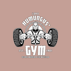 Свитшот хлопковый мужской Lord humungus - gym workout, цвет: пыльно-розовый — фото 2