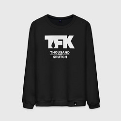 Свитшот хлопковый мужской Thousand Foot Krutch - logo, цвет: черный