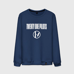 Мужской свитшот Twenty one pilots - logo