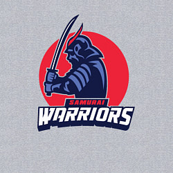 Свитшот хлопковый мужской Samurai warriors, цвет: меланж — фото 2