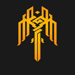 Свитшот хлопковый мужской Сrest Kirkwall - Dragon age, цвет: черный — фото 2