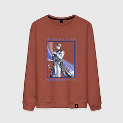 Свитшот хлопковый мужской Xiangli Yao Matter Weaver, цвет: кирпичный