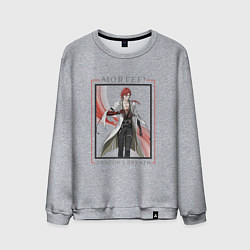 Свитшот хлопковый мужской Mortefi Dragons Breath, цвет: меланж