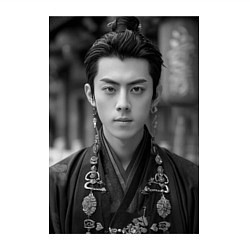 Свитшот хлопковый мужской Dylan Wang актер, цвет: белый — фото 2