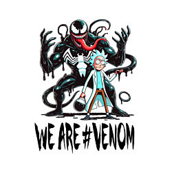 Свитшот хлопковый мужской We are Venom - Rick, цвет: белый — фото 2