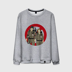 Свитшот хлопковый мужской X busters, цвет: меланж